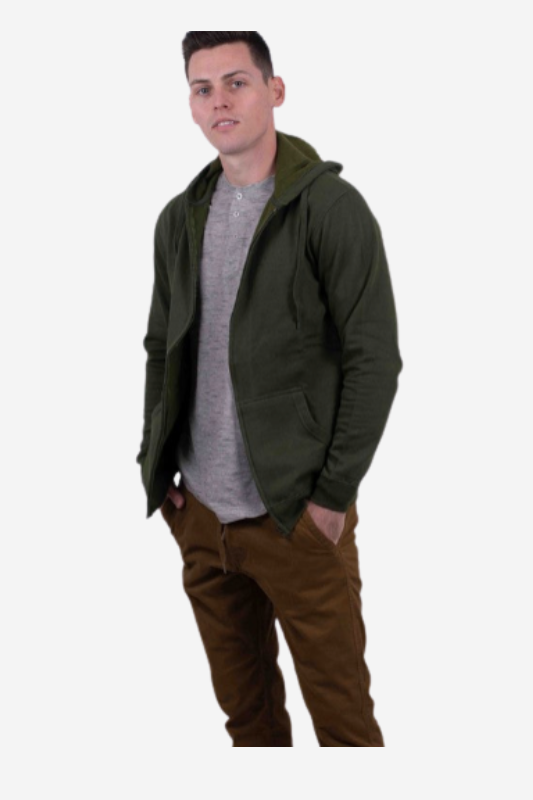 Men's Fleece Zipper Hoodie