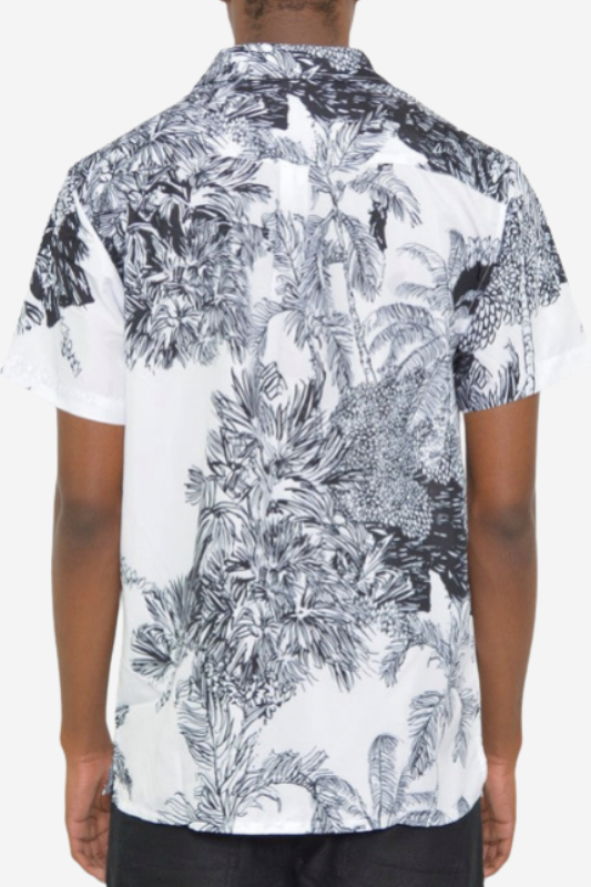 Men's Print Button Down Shirt