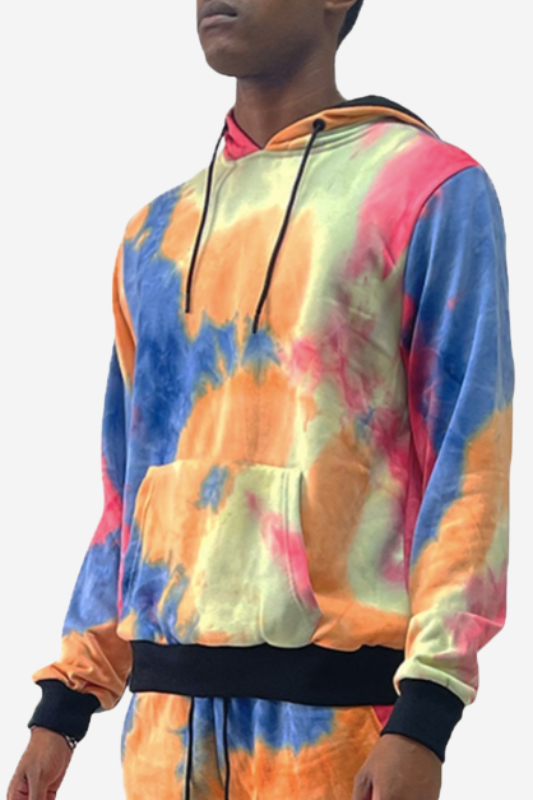 Mens Cotton Tie Dye Hoodie