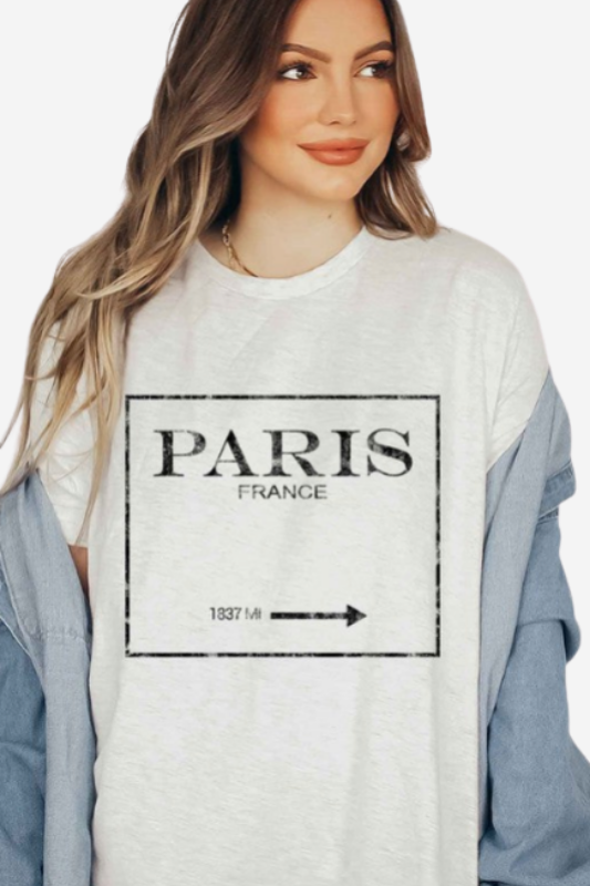 Paris France Graphic Tee
