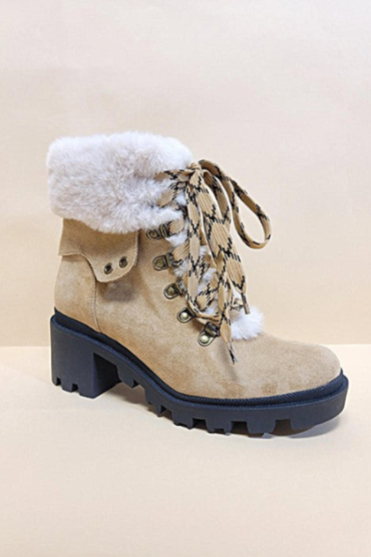 Fur-Lined Winter Boot