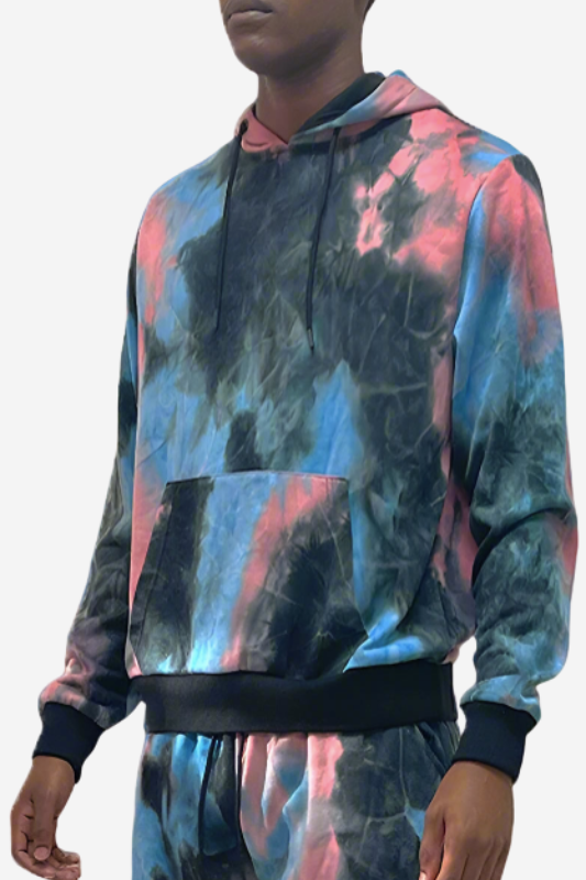 Mens Cotton Tie Dye Hoodie