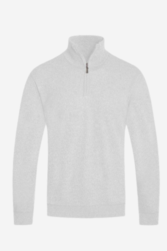 Mens Knit Quarter Zip Sweater