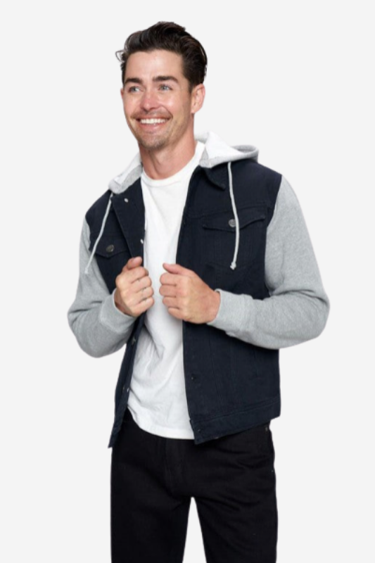 Men's Black Denim Jacket