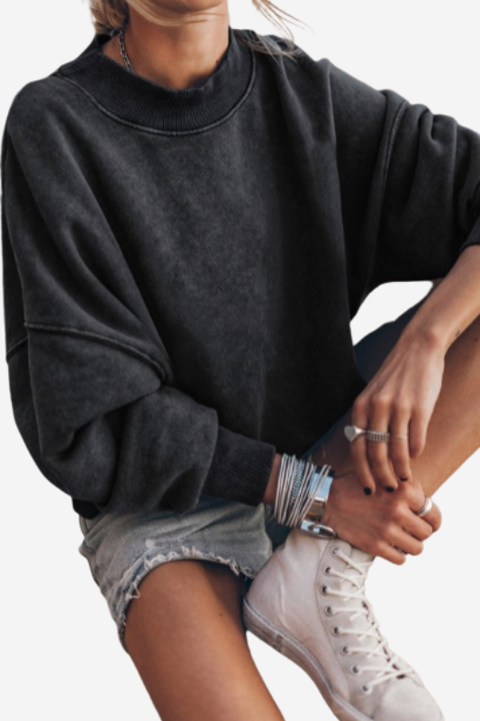 Vintage Drop Shoulder Crewneck Sweatshirt