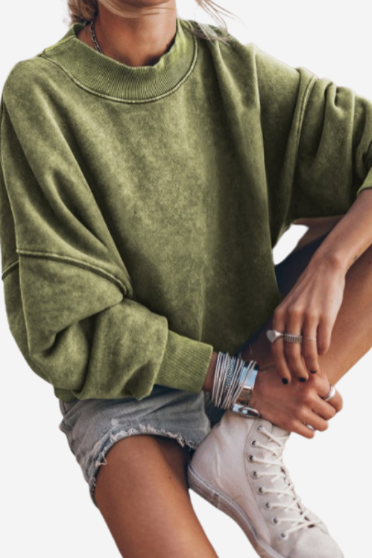 Vintage Drop Shoulder Crewneck Sweatshirt