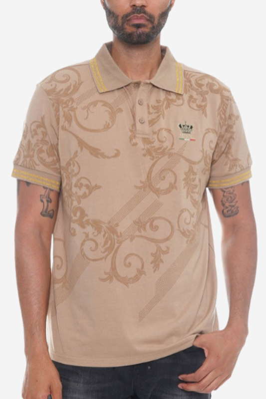 Men's Polo Button Down Shirt