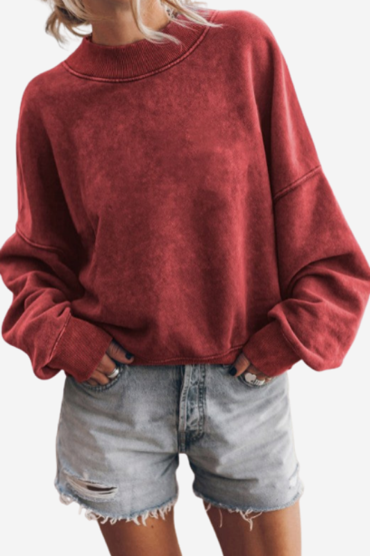 Vintage Drop Shoulder Crewneck Sweatshirt