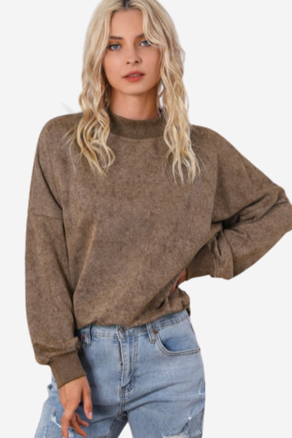 Vintage Drop Shoulder Crewneck Sweatshirt