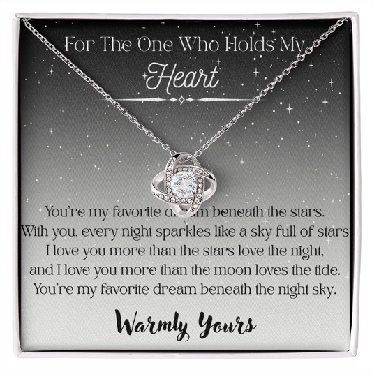 My Guiding Star Love Knot Necklace