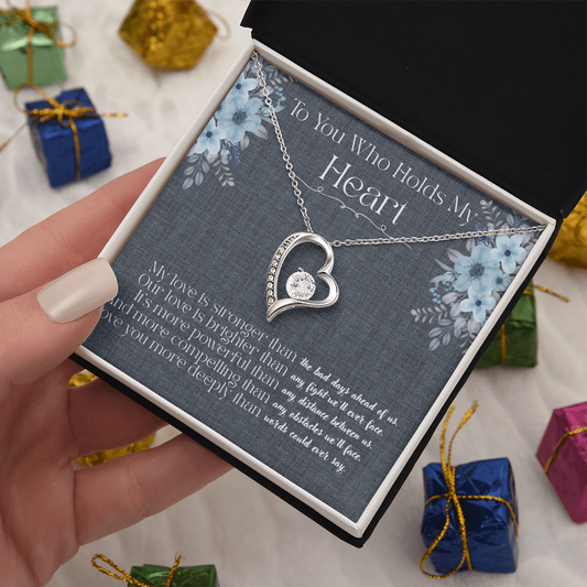 Forever Love Heart Pendant Necklace