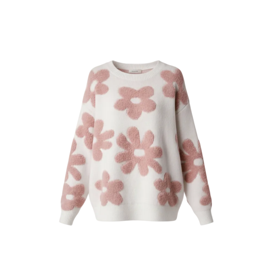 Flower Loose Sweater