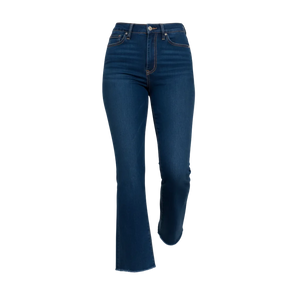 Front view - Cropped Flare Stretch Jeans