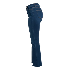 Side view - Cropped Flare Stretch Jeans